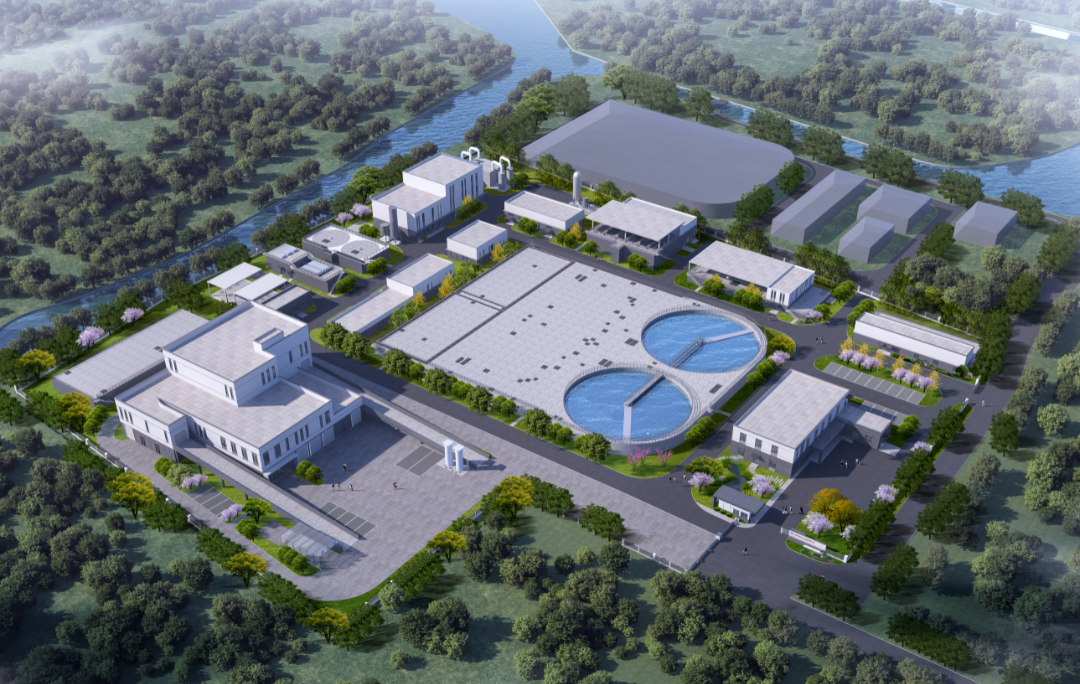 日处理15万吨！惠山区阳山镇污水处理厂异地新建工程通水调试